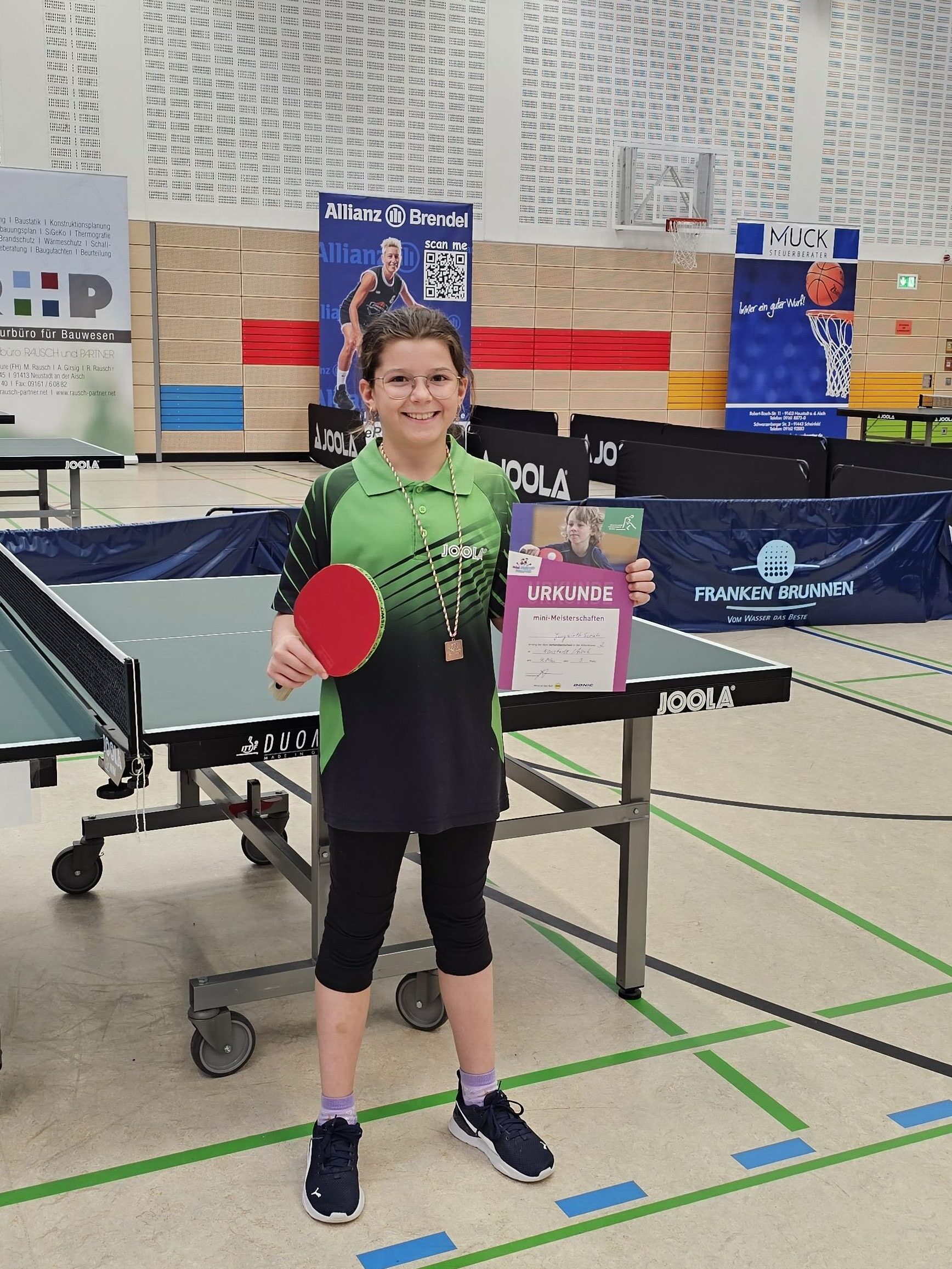 Sarah Jungwirth: Drittplatzierte bei der bayerischen Minimeisterschaft