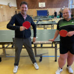 Fa. JS Schober spendiert Tischtennisplatte
